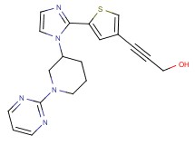 3-{5-[1-(1-pyrimidin-2-ylpiperidin-3-yl)-1H-imidazol-2-yl]-3-thienyl}prop-2-yn-1-ol