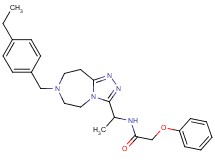 N-{1-[7-(4-ethylbenzyl)-6,7,8,9-tetrahydro-5H-[1,2,4]triazolo[4,3-d][1,4]diazepin-3-yl]ethyl}-2-phenoxyacetamide
