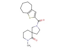7-methyl-2-(5,6,7,8-tetrahydro-4H-cyclohepta[b]thien-2-ylcarbonyl)-2,7-diazaspiro[4.5]decan-6-one