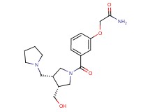 2-(3-{[(3R*,4R*)-3-(hydroxymethyl)-4-(pyrrolidin-1-ylmethyl)pyrrolidin-1-yl]carbonyl}phenoxy)acetamide