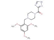 1-(1H-1,2,4-triazol-3-ylcarbonyl)-4-(2,4,6-trimethoxybenzyl)piperazine