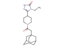 5-[1-(1-adamantylacetyl)piperidin-4-yl]-4-ethyl-2,4-dihydro-3H-1,2,4-triazol-3-one