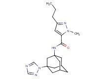 1-methyl-3-propyl-N-[3-(1H-1,2,4-triazol-1-yl)-1-adamantyl]-1H-pyrazole-5-carboxamide