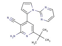 2-amino-6-tert-butyl-4-(1-pyrimidin-2-yl-1H-pyrrol-2-yl)nicotinonitrile