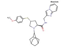 (4R)-1-(2-adamantyl)-N-(imidazo[1,2-a]pyridin-2-ylmethyl)-4-[(4-methoxyphenyl)thio]-L-prolinamide
