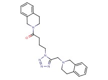 2-{4-[5-(3,4-dihydro-2(1H)-isoquinolinylmethyl)-1H-tetrazol-1-yl]butanoyl}-1,2,3,4-tetrahydroisoquinoline