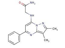 N~2~-(2,3-dimethyl-5-phenylpyrazolo[1,5-a]pyrimidin-7-yl)glycinamide