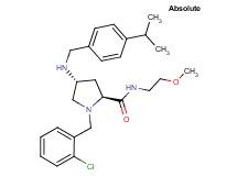 (4R)-1-(2-chlorobenzyl)-4-[(4-isopropylbenzyl)amino]-N-(2-methoxyethyl)-L-prolinamide