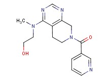 2-{methyl[7-(pyridin-3-ylcarbonyl)-5,6,7,8-tetrahydropyrido[3,4-d]pyrimidin-4-yl]amino}ethanol
