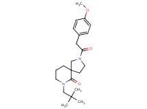 7-(2,2-dimethylpropyl)-2-[(4-methoxyphenyl)acetyl]-2,7-diazaspiro[4.5]decan-6-one