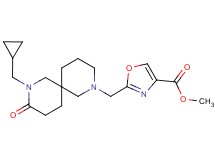 methyl 2-{[8-(cyclopropylmethyl)-9-oxo-2,8-diazaspiro[5.5]undec-2-yl]methyl}-1,3-oxazole-4-carboxylate