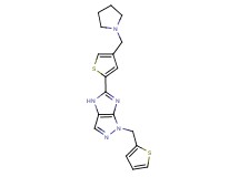 5-[4-(1-pyrrolidinylmethyl)-2-thienyl]-1-(2-thienylmethyl)-1,4-dihydroimidazo[4,5-c]pyrazole bis(trifluoroacetate)