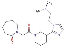 1-[2-(3-{1-[2-(dimethylamino)ethyl]-1H-imidazol-2-yl}piperidin-1-yl)-2-oxoethyl]azepan-2-one