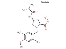 methyl (4R)-4-(isobutyrylamino)-1-(4-methoxy-2,5-dimethylbenzyl)-L-prolinate