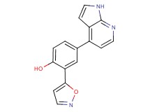 2-isoxazol-5-yl-4-(1H-pyrrolo[2,3-b]pyridin-4-yl)phenol