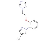 1-{2-[2-(1H-imidazol-1-yl)ethoxy]phenyl}-4-methyl-1H-pyrazole