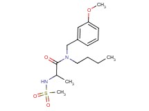 N-butyl-N-(3-methoxybenzyl)-2-[(methylsulfonyl)amino]propanamide
