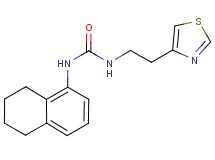 N-(5,6,7,8-tetrahydronaphthalen-1-yl)-N'-[2-(1,3-thiazol-4-yl)ethyl]urea