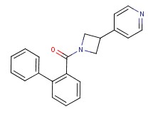 4-[1-(2-biphenylylcarbonyl)-3-azetidinyl]pyridine