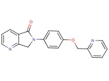 6-[4-(pyridin-2-ylmethoxy)phenyl]-6,7-dihydro-5H-pyrrolo[3,4-b]pyridin-5-one