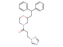 2-(2,2-diphenylethyl)-4-[3-(1H-1,2,4-triazol-1-yl)propanoyl]morpholine