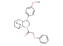 (3R*,3aR*,7aR*)-3-(4-methoxyphenyl)-1-(phenoxyacetyl)octahydro-4,7-ethanopyrrolo[3,2-b]pyridine