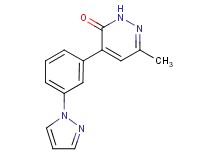 6-methyl-4-[3-(1H-pyrazol-1-yl)phenyl]pyridazin-3(2H)-one
