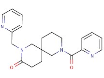 8-(2-pyridinylcarbonyl)-2-(2-pyridinylmethyl)-2,8-diazaspiro[5.5]undecan-3-one