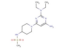 N-{1-[6-amino-2-(diethylamino)pyrimidin-4-yl]piperidin-4-yl}methanesulfonamide