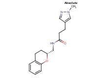 N-[(2R)-3,4-dihydro-2H-chromen-2-ylmethyl]-3-(1-methyl-1H-pyrazol-4-yl)propanamide