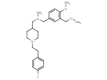 ({1-[2-(4-fluorophenyl)ethyl]-4-piperidinyl}methyl)[4-methoxy-3-(methoxymethyl)benzyl]methylamine