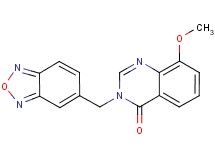 3-(2,1,3-benzoxadiazol-5-ylmethyl)-8-methoxyquinazolin-4(3H)-one