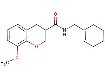 N-(cyclohex-1-en-1-ylmethyl)-8-methoxychromane-3-carboxamide