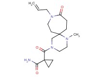 1-[(9-allyl-1-methyl-10-oxo-1,4,9-triazaspiro[5.6]dodec-4-yl)carbonyl]cyclopropanecarboxamide