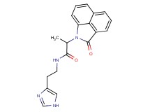 N-[2-(1H-imidazol-4-yl)ethyl]-2-(2-oxobenzo[cd]indol-1(2H)-yl)propanamide
