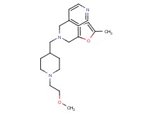 1-[1-(2-methoxyethyl)-4-piperidinyl]-N-[(5-methyl-2-furyl)methyl]-N-(4-pyridinylmethyl)methanamine