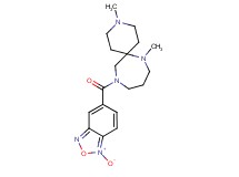 3,7-dimethyl-11-[(1-oxido-2,1,3-benzoxadiazol-5-yl)carbonyl]-3,7,11-triazaspiro[5.6]dodecane