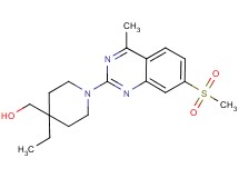 {4-ethyl-1-[4-methyl-7-(methylsulfonyl)quinazolin-2-yl]piperidin-4-yl}methanol