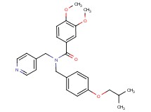 N-(4-isobutoxybenzyl)-3,4-dimethoxy-N-(4-pyridinylmethyl)benzamide