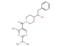 1-{1-[(2-isopropyl-4-methyl-5-pyrimidinyl)carbonyl]-4-piperidinyl}-2-phenylethanol