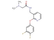 N~1~-{[2-(3,4-difluorophenoxy)-3-pyridinyl]methyl}-N~2~,N~2~-dimethylglycinamide
