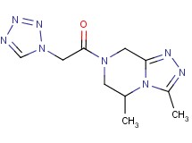 3,5-dimethyl-7-(1H-tetrazol-1-ylacetyl)-5,6,7,8-tetrahydro[1,2,4]triazolo[4,3-a]pyrazine