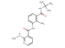 N-{3-[(tert-butylamino)carbonyl]-2-methylphenyl}-2-(methylamino)nicotinamide