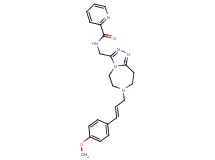 N-({7-[(2E)-3-(4-methoxyphenyl)-2-propen-1-yl]-6,7,8,9-tetrahydro-5H-[1,2,4]triazolo[4,3-d][1,4]diazepin-3-yl}methyl)-2-pyridinecarboxamide