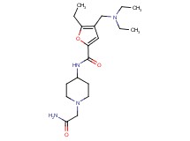 N-[1-(2-amino-2-oxoethyl)piperidin-4-yl]-4-[(diethylamino)methyl]-5-ethyl-2-furamide