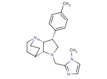 (3R*,3aR*,7aR*)-1-[(1-methyl-1H-imidazol-2-yl)methyl]-3-(4-methylphenyl)octahydro-4,7-ethanopyrrolo[3,2-b]pyridine