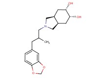 (3aR*,5R*,6S*,7aS*)-2-[3-(1,3-benzodioxol-5-yl)-2-methylpropyl]octahydro-1H-isoindole-5,6-diol