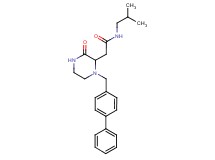 2-[1-(4-biphenylylmethyl)-3-oxo-2-piperazinyl]-N-isobutylacetamide