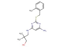 3-({6-amino-2-[(2-methylbenzyl)thio]pyrimidin-4-yl}amino)-2,2-dimethylpropan-1-ol