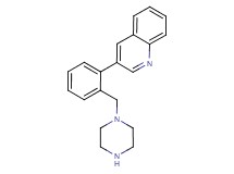 3-[2-(piperazin-1-ylmethyl)phenyl]quinoline
